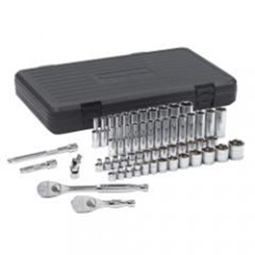 图片 57-Piece 3/8" Drive 6 Point SAE/Metric Socket Set