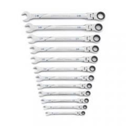 Picture of 120XP Universal Spline Metric XL Ratcheting Wrenches, 12-Piece Set