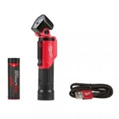 Foto de USB Rechargeable Pivoting Flashlight w/ (1) REDLITHIUM USB Battery Kit