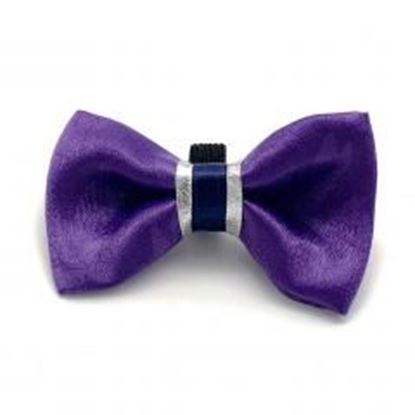 Picture of Fenrir purple leopard bow tie