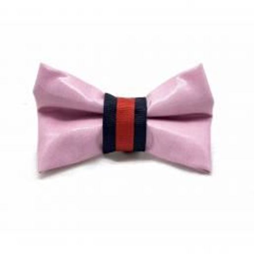 Picture of Kitsune shiny pink bow tie