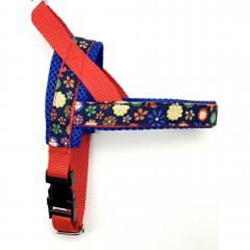 图片 Summer floral dog harness