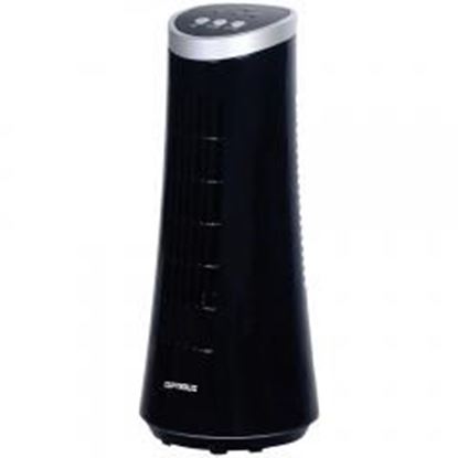 Image de Optimus F-7345BK 12" Desktop Ultraslim Oscillating Tower Fan (Black)