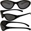 图片 Birdz Hen Slim Line Riding Sunglasses with Black Frame and Smoke Lenses