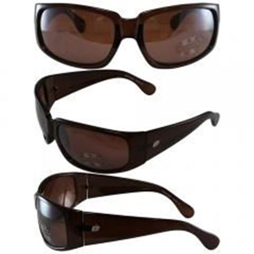 Foto de Birdz Hooter Clear Brown Frame with Brown Mirrored Lenses