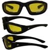 图片 Birdz Oriole Motorcycle Glasses with Yellow Shatterproof Anti-Fog Polycarbonate Lenses and Wind Blocking Foam