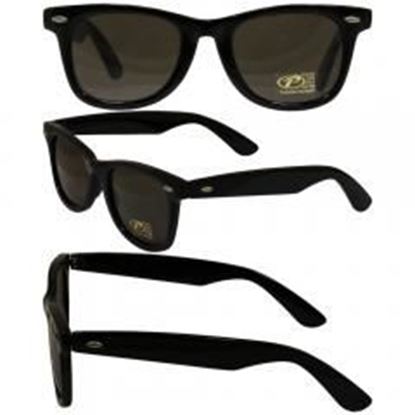 图片 Blues Bros Black Frame Glasses with Smoke Lenses