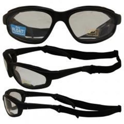 Foto de Freedom Padded Riding Glasses with Detacheable Strap - Clear Lenses