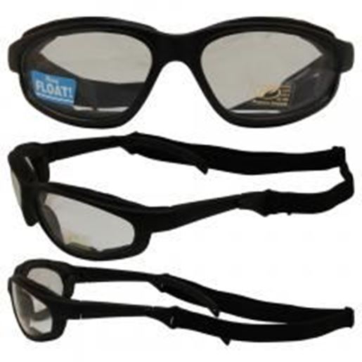 图片 Freedom Padded Riding Glasses with Detacheable Strap - Clear Lenses