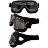 Foto de Nannini Cruiser With Hand Stitched Black Leather and Silver Mirror Antifog Cylindrical Polycarbonate Lenses.