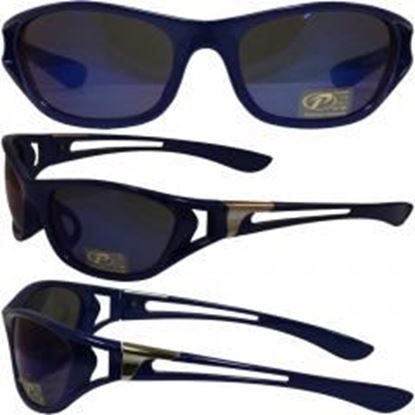 图片 Blue Ice Blue Mirror and Blue Frame Sunglasses