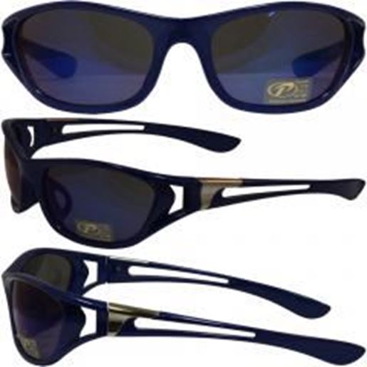 Picture of Blue Ice Blue Mirror and Blue Frame Sunglasses