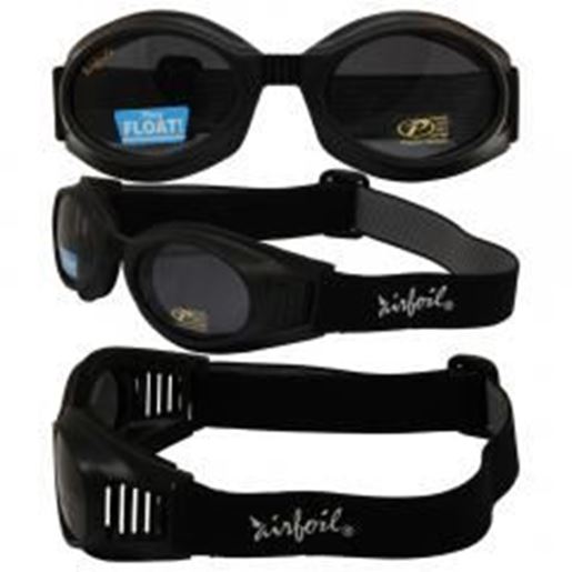 Foto de Airfoil Four Lens Kit Motorcycle Riding Goggles - Smoke, Gold Mirror, Blue and Clear