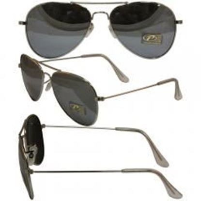 Foto de Aviator Silver Frame and Smoke Lenses