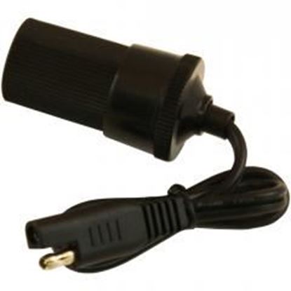 Picture of MotoBatt 1.5 Feet 18AWG Cable Lead with Femal Cigarette Socket