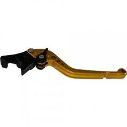 Foto de MotoProducts Gold Brake Lever for Most Current Suzuki, Kawasaki, and Some Yamaha