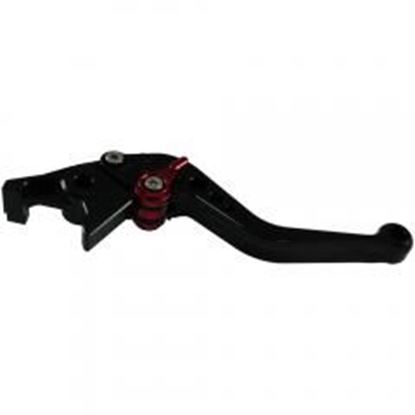 图片 MotoProducts Shorty Black Brake Lever for 2008+ Hayabusa