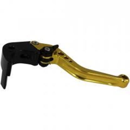 Picture of MotoProducts Shorty Gold Brake Lever for Honda CBR600RR and some Older CBR1000