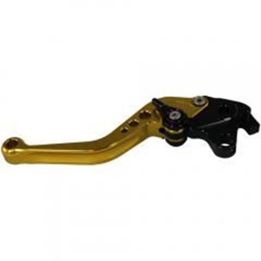 Picture of MotoProducts Shorty Gold Clutch Lever for 2004-2007 CBR1000R and 2000-2006 VTR1000