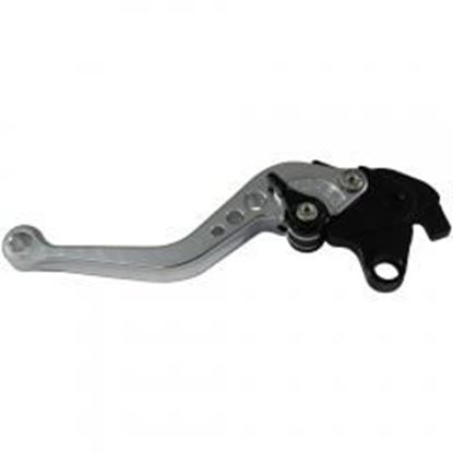 Picture of MotoProducts Shorty Silver Clutch Lever for 2004-2007 CBR1000R and 2000-2006 VTR1000