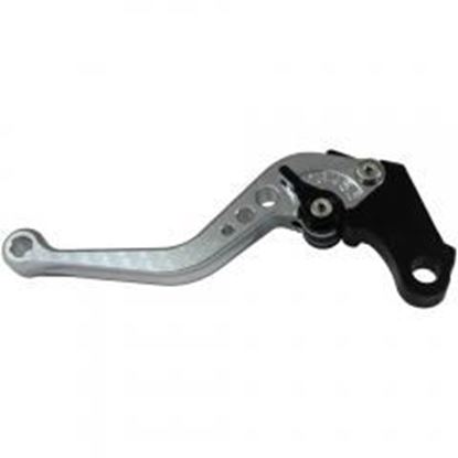 Picture of MotoProducts Shorty Silver Clutch Lever for Early 2000s Hondas