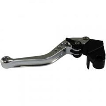 Picture of MotoProducts Shorty Silver Clutch Lever for Most Kawasaki's 1000CC and Less