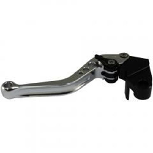 图片 MotoProducts Shorty Silver Clutch Lever for Most Kawasaki's 1000CC and Less