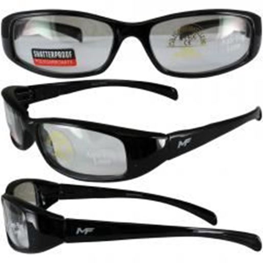 Picture of Bad Attitude Black Frame Clear Lens