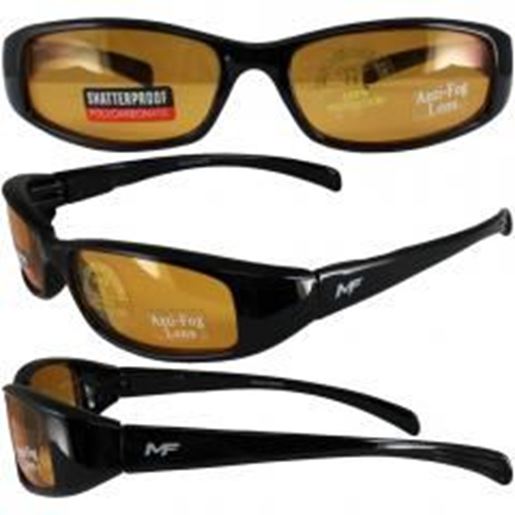 Picture of Bad Attitude Black Frame Orange Lens