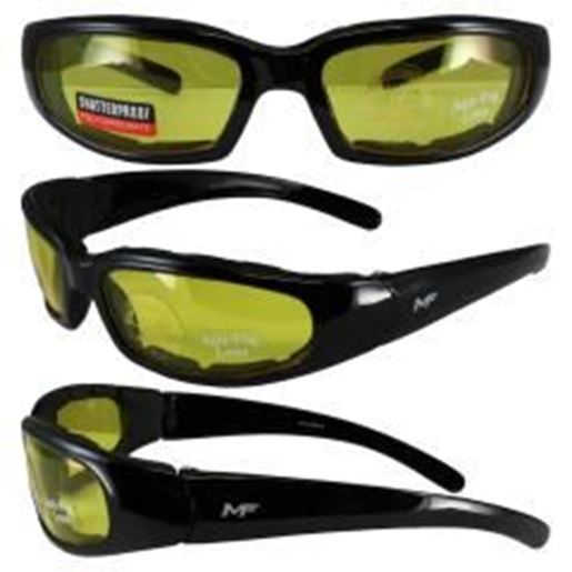 图片 Chill Black Frame Yellow Lenses