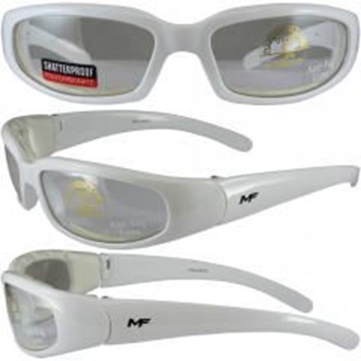 Foto de Chill White Frame Clear Lenses