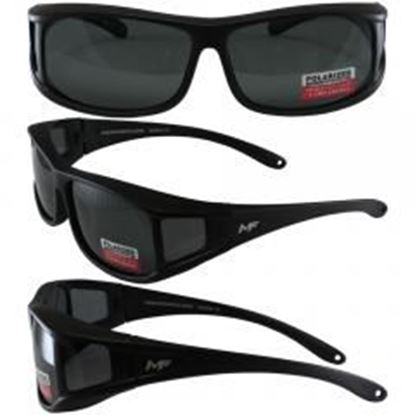 Picture of Sideshow Black Frame Polarized Smoke Lenses