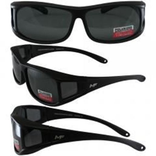 Foto de Sideshow Black Frame Polarized Smoke Lenses