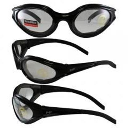 图片 Freeride Black Frame Clear Lenses