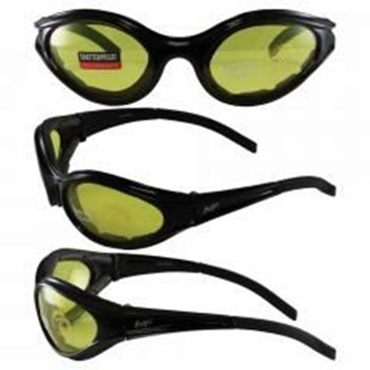 图片 Freeride Black Frame Yellow Lenses