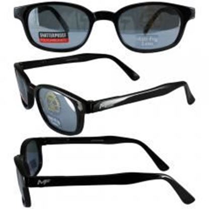 Picture of Lockdown Black Frame Blue Lenses