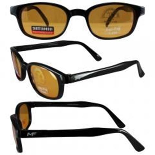 图片 Lockdown Black Frame Orange Lenses