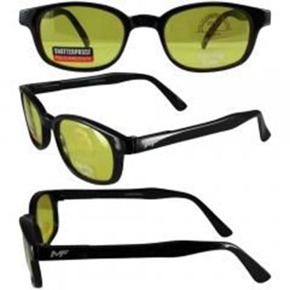 Picture of Lockdown Black Frame Yellow Lenses