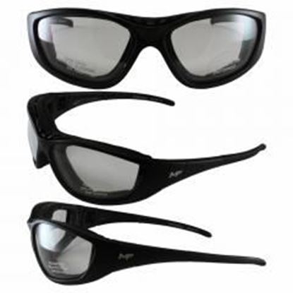 图片 Patriot Black Frame Clear Lenses Glasses/Goggles