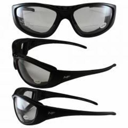 图片 Patriot Black Frame Clear Lenses 2.0x Glasses/Goggles