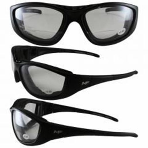 Picture of Patriot Black Frame Clear Lenses 2.5x Glasses/Goggles