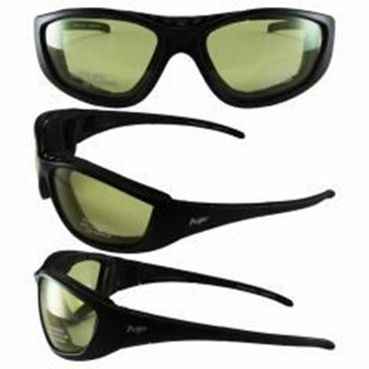 Picture of Patriot Black Frame Yellow Lenses Glasses/Goggles