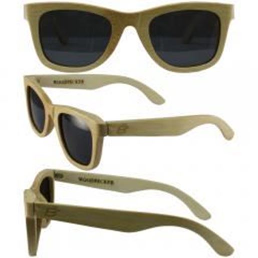 Picture of Bamboo Wayfarer, Naturally Floating Polycarbonate Lens Sunglasses