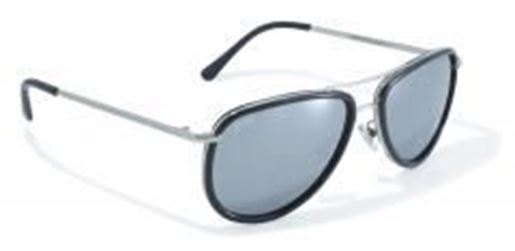 Picture of Black Rimmed Aviator Style Sunglasses by Swag