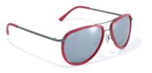 Picture of Red Rimmed Aviator Style Sunglasses by Swag