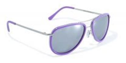 Picture of Purple Rimmed Aviator Style Sunglasses by Swag