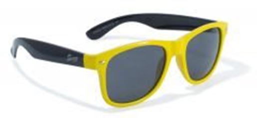 Foto de Classic Wayfarer Look with Yellow and Black Frame by Swag