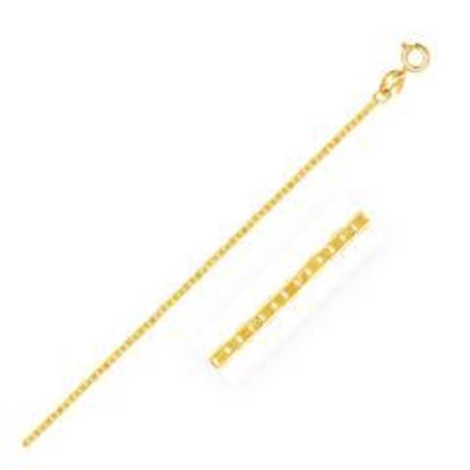 Picture of 14k Yellow Gold Mariner Link Chain 1.2mm: 16 inches