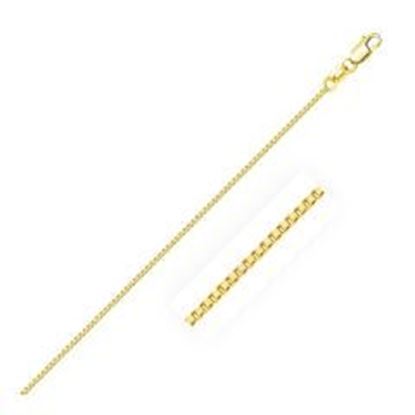 Picture of 10k Yellow Gold Classic Box Chain 1.0mm: 16 inches