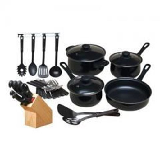 Picture of GH 32PC Nonstick CookwreSt Blk